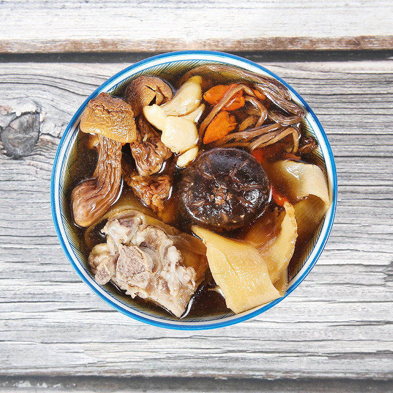 广花老火汤姬松茸茶树菇鸡汤煲汤料靓汤80g包装汤料包煲鸡鸭炖料