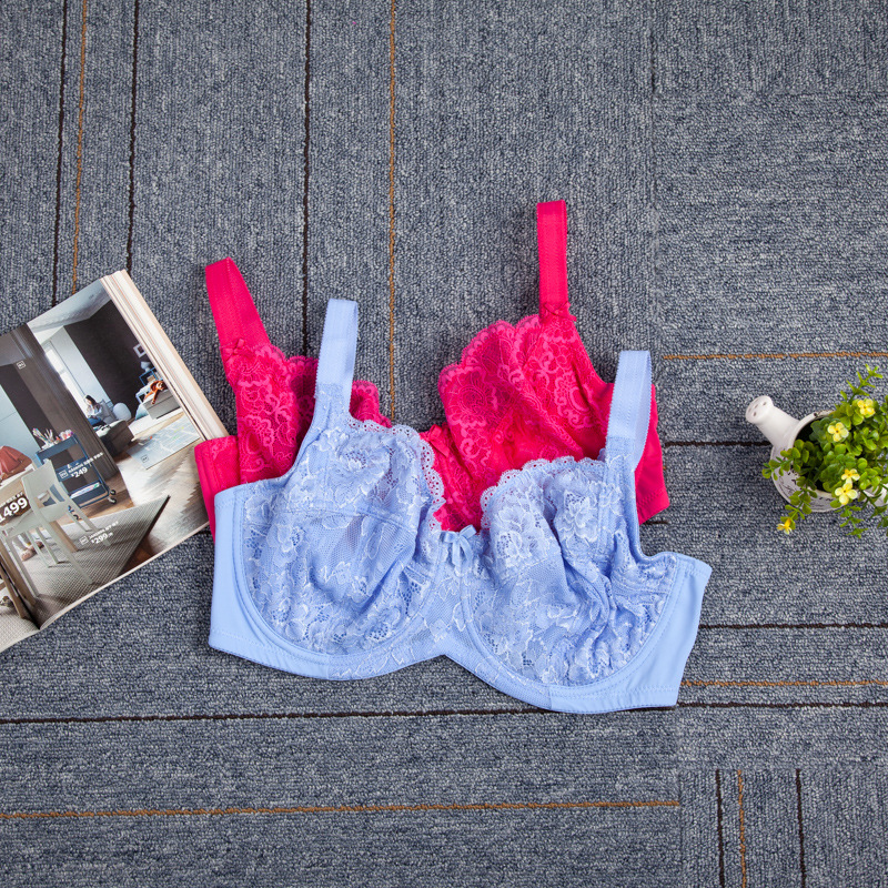 欧美风精致蕾丝超薄款95c文胸