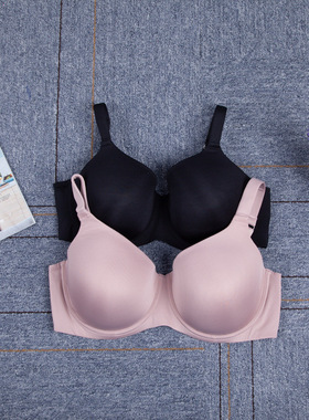 欧美外贸大码文胸光面百搭内衣大胸显小（80EF 85EF 90CD 95CD)