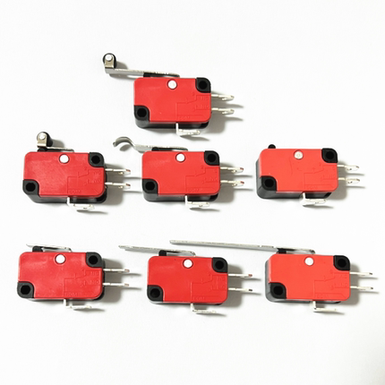 微动开关3脚 V-15/151/152/153/156-1C25 柄 滚轮 游戏机 电饭锅