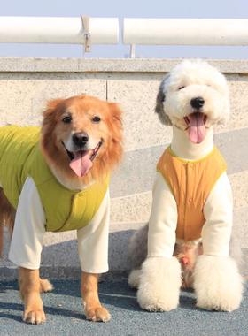 HippyPuppy秋冬新品双面穿棉马甲大型犬服装宠物