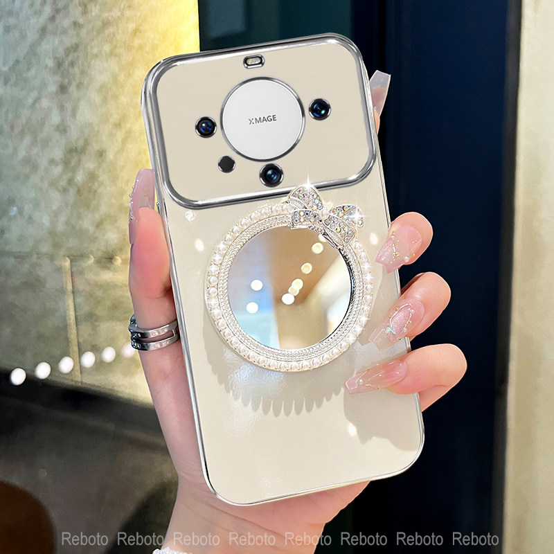 【珍珠补妆镜】轻奢手机壳