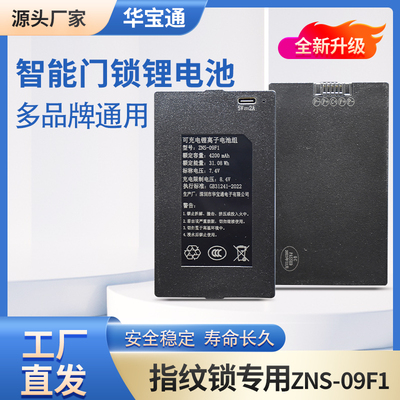 原厂正品zns-09聚合物智能门锁