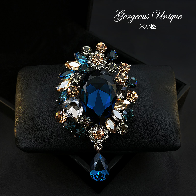 米小图重工高货领口胸针