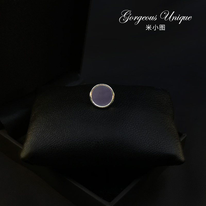 819 高级工匠珐琅彩扣针 领针防走光胸针固定衣服小别针领扣袖扣