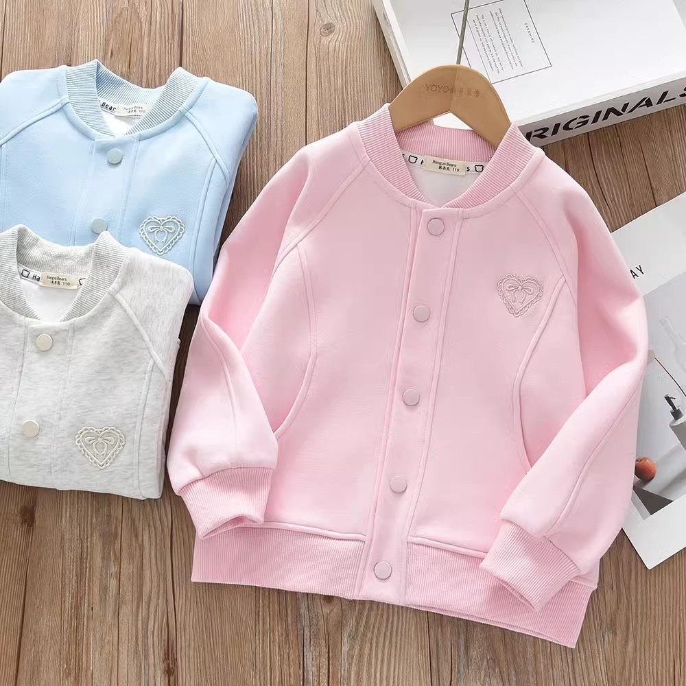女童棒球服外套夹克衫图片