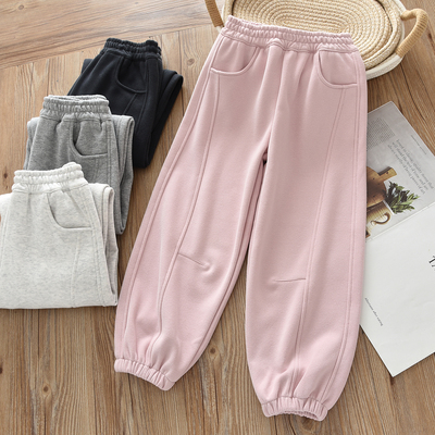 中大童春秋款柔软运动裤