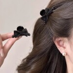 精致蝴蝶结迷你小抓夹女2025新款高级感侧边夹刘海夹子上班族发饰