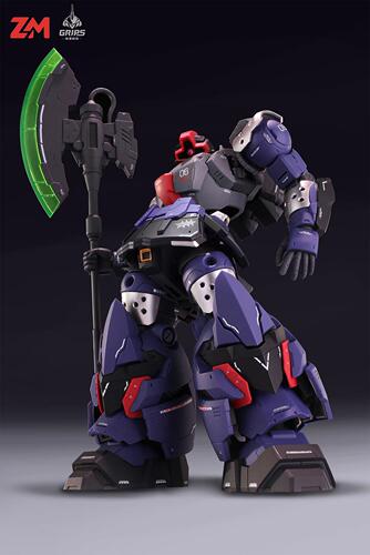现货包邮 筑梦模型格里普斯 MG 1/100 拼装模型 配支架水贴大魔