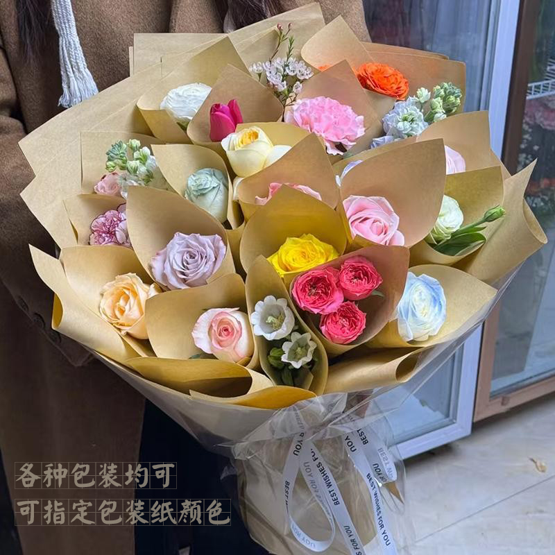 一岁一礼玫瑰鲜花束全国同城配送
