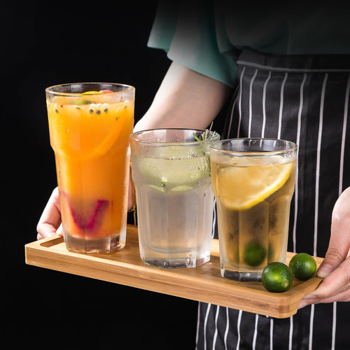 六只套装利比咖啡店玻璃水杯
