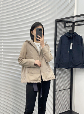 LYNN STUDIO~ 春季新款 纯色连帽运动厚款开衫拉链去外套夹克 071