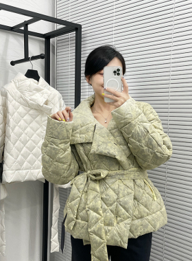 CHIOSTUDIOS韩国原单外贸女款厚领羽绒服短款保暖外套上衣069