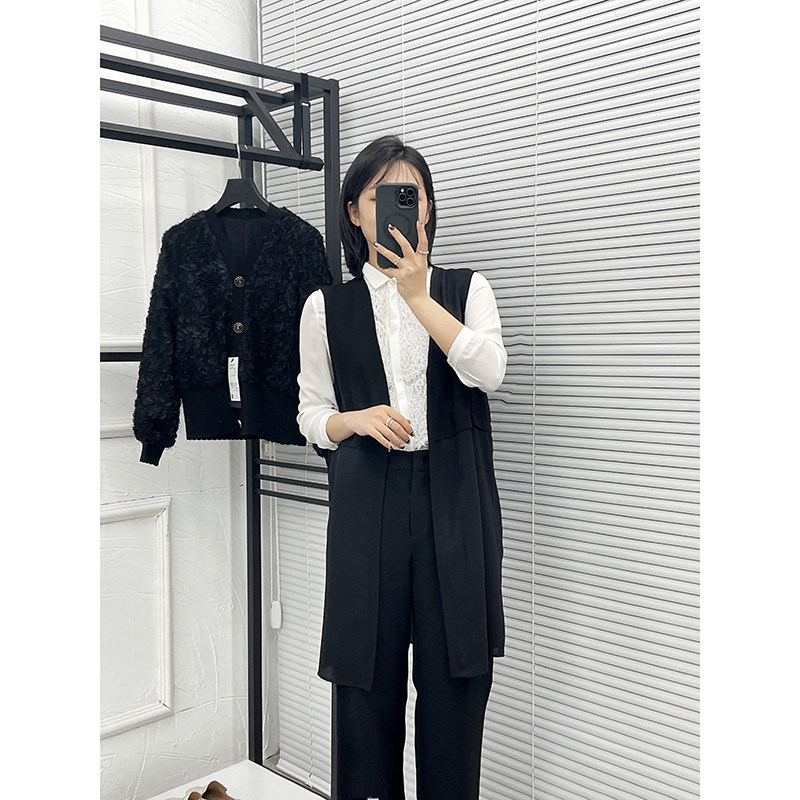 FMJ020 女士净版马甲马夹 透气轻薄舒适面料 简约时尚 职场通勤OL