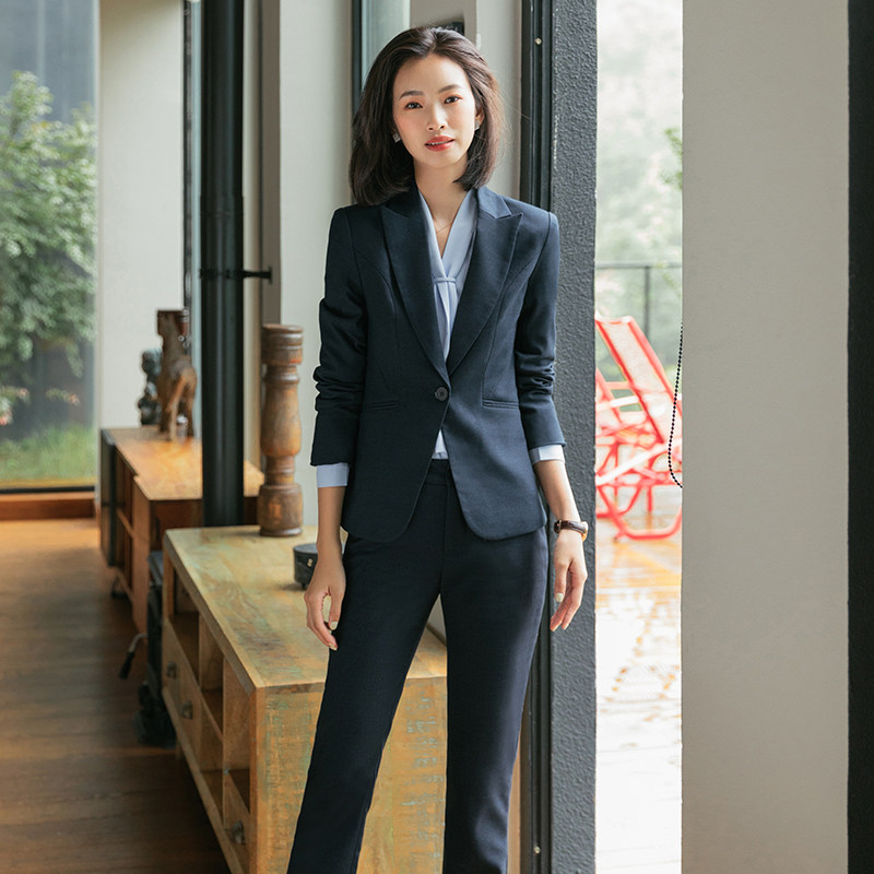 西装套装女职业装气质端庄大气正装白领办公室工作服商务西装秋款