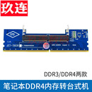 笔记本内存DDR4转台式机槽ddr5内存转接卡ddr4内存测试1.5V笔记本