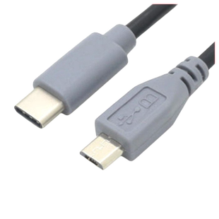 安卓micro usb转mini USB公对公type-c USB3.1充电线对T型口mini5P支持OTG对拷手机连相机连接线typec usb3.0