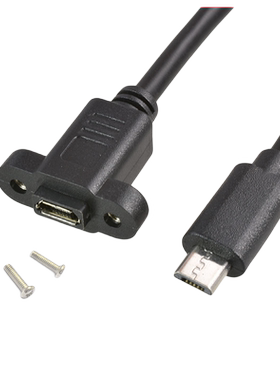 CYmicrousb2.0接口带螺丝孔固定