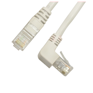 弯头六类千兆网线CAT6水晶头弯头网络线上下左右弯六类1000M千兆弯头90度直角水晶头纯铜屏蔽电脑宽带路由器