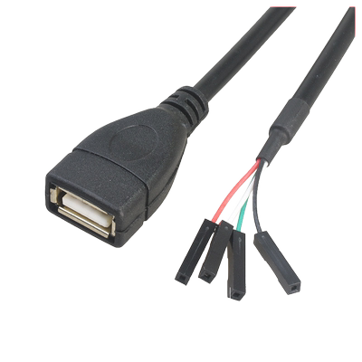 USB2.0母转杜邦单根4*1Pin