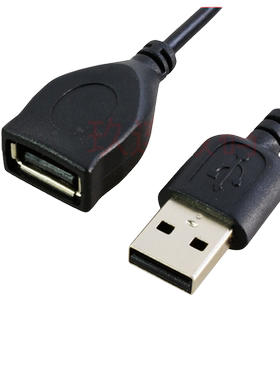 很短10厘米usb2.0延长线公对母上下左右带耳朵可固定带螺丝USB加长线短线USB数据线短USB线10cm短USB屏蔽线