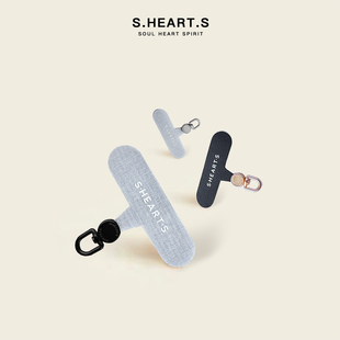 SHEARTS高端五金可旋转耐用手机链挂绳夹片牢固连接垫片防丢贴片
