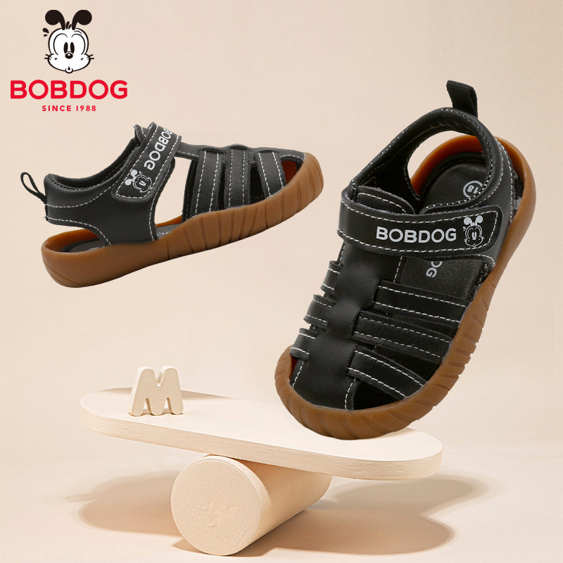 巴布豆儿童凉鞋女孩夏季学步鞋1-4岁婴幼儿防滑3男宝宝宝轻薄鞋子