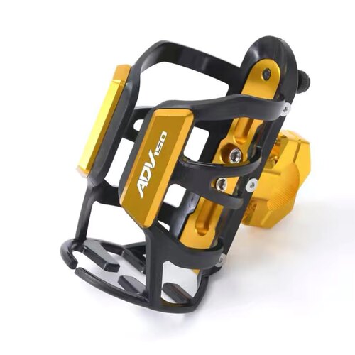 适用本田ADV150 X-ADV150改装铝合金水杯架 保险杠水壶支架水瓶架