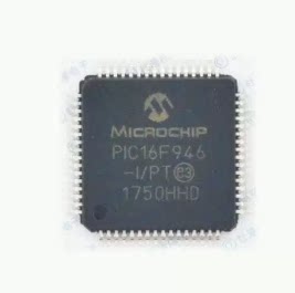 PIC16F946-I/PT 汽车电脑板CPU芯片 拆车件