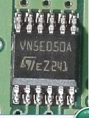 VN5E050A 斯柯达明锐车身BCM电脑板常用易损芯片