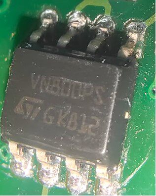 VN800PS 汽车电脑板空调压缩机驱动芯片 贴片八脚