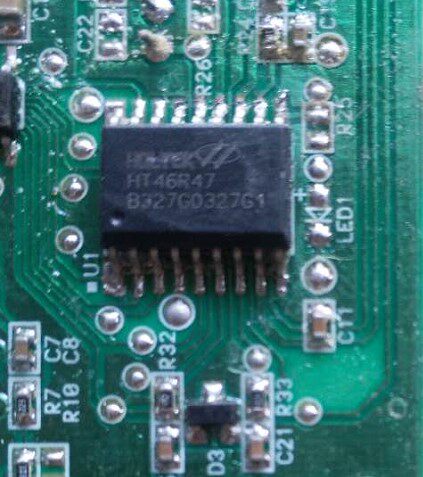HT46R47 汽车电脑板单片机IC芯片模块全新进口原装现货