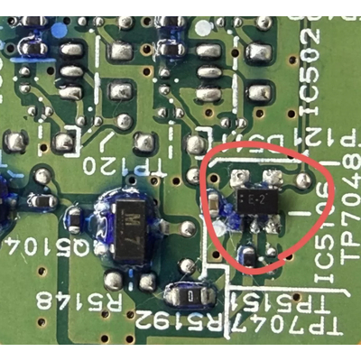 E.2 汽车电脑板反相逻辑门驱动芯片TC7S08FU SOT353-5脚全新