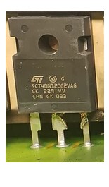 SCT40N120G2VAG 新能源充电机场效应三极管进口拆机测量好