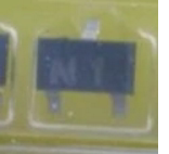 N1  丝印 马六 马自达6 电脑板贴片三极管 RT1N141C 全新进口