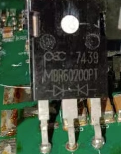 MBR60200PT 新能源充电机肖特基二极管大管TO247 进口拆机测量好