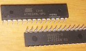 ATMEGA8L-8PU 16PU DIP28 8位微控制器8K闪存单片机I