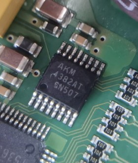 AK4382AT AKM4382AT 4382AT DAC解码芯片 贴片16脚全新可直拍