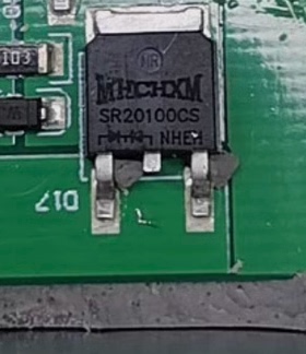 SR20100CS 汽车电脑板肖特基二极管TO252