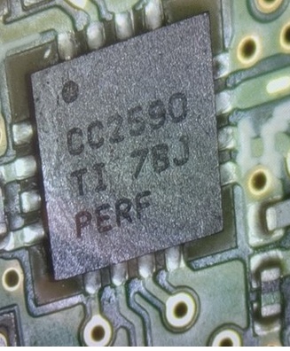 CC2590 CC2590RGVR 特拉斯毛豆漏电汽车遥控器射频收发器IC芯片