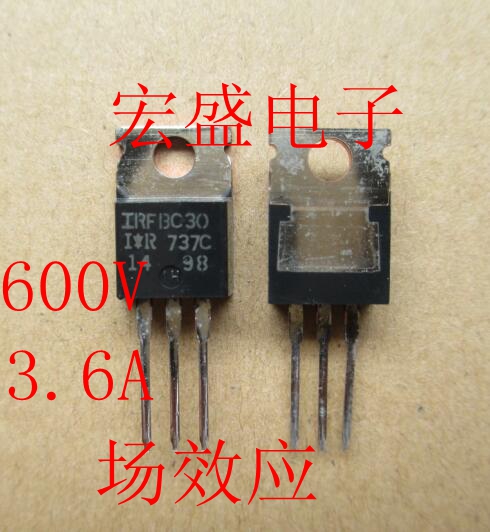 IRFBC30 场效应三极管 600V 3.6A 全新进口IR正品 质量保证