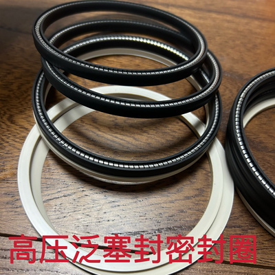 进口高压轴用密封耐高温腐蚀耐磨电厂化工阀门平衡环泛塞封密封圈