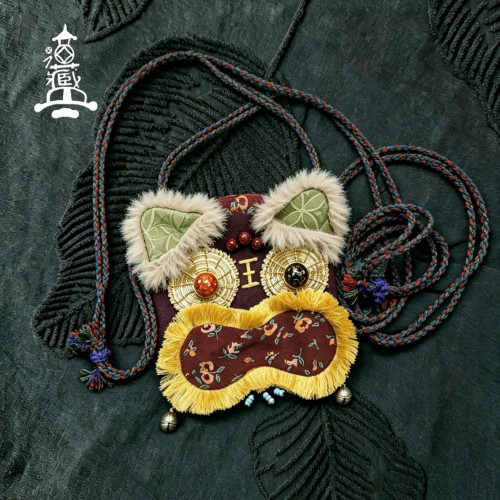 DIY自制虎头包束口包独家