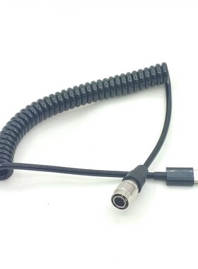 type-c转接线Hirose广濑4针头供电线ZOOM F4 F8 F8N录音机电源