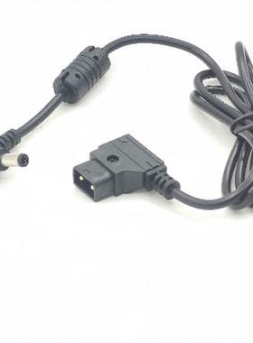 D-TAP公头BMCC电源供电线 BMPC摄像机B型V口电池d-tap转DC线弯头