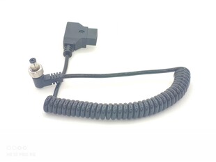 V口B口 DTAP转dc2.1DC2.5带锁直头阿童木监视器  图传电源线弹簧