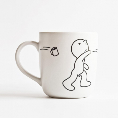 泰国进口买一送一包邮陶瓷马克杯