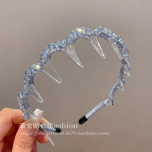 水晶发箍女2025新款简约高级感