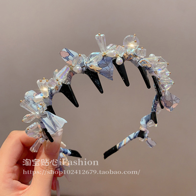 小香风爆款高颅顶发箍月销一万件