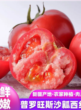 新疆普罗旺斯沙瓤西红柿新鲜番茄